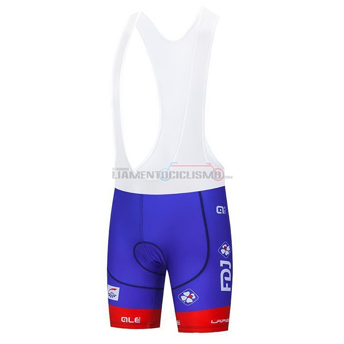 Abbigliamento Ciclismo Groupama-FDJ Manica Corta 2021 Rosso Blu Bianco